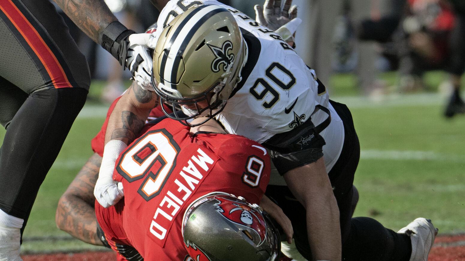 As the season nears its finish, Saints rookie Bryan Bresee is playing some of his best ball